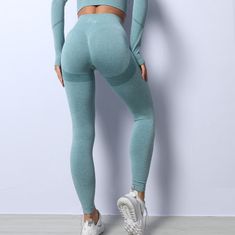 CoZy Diore varrat nélküli női leggings - Zöldek, M