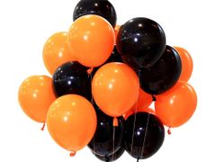 Verk Halloween lufi fekete és narancssárga 20 db