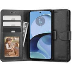 Tech-protect Wallet könyv tok Motorola Moto G14, fekete