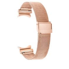 4wrist Milánói szíj, klasszikus csattal Samsung Galaxy Watch 6/5/4 - Rose Gold