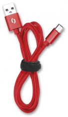 Aligator PREMIUM Adatkábel 2A, USB-C piros