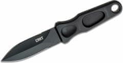 CRKT CR-2020 STING BLACK taktikai kés 8,1 cm, teljesen fém, teljesen fekete, Zytel hüvely pántokkal