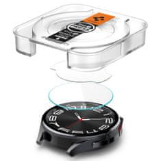 TKG Spigen EZ FIT GLAS.tR - okosóra üvegfólia - Samsung Galaxy Watch 6 Classic (43mm) okosórához (2db) + felhelyezést segítő