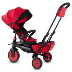 Smart Trike STR7 Összecsukható gyermek tricikli/babakocsi, 8 az 1-ben, piros, 6m-3év
