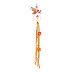 Legler kis láb Fából készült dekoráció Gomba lány