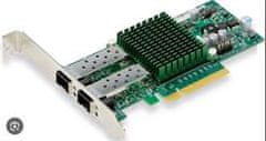 SuperMicro AOC-STGN-I2S Dual SFP+ 10Gb/s, PCI-e 8x, Gen 2 (5GT/s) kártya, LP