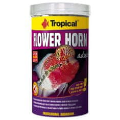 TROPICAL Flower Horn Adult Pellet 500ml/190g színfokozó haltáp Flowerhorn és egyéb sügérek számára