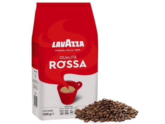 sarcia.eu LAVAZZA Qualita Rossa - Pörkölt Arabica és Robusta kávészemek keveréke, szemes kávé