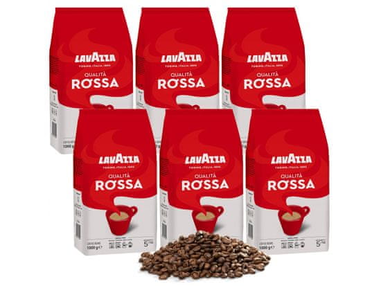 sarcia.eu LAVAZZA Qualita Rossa - Pörkölt Arabica és Robusta kávészemek keveréke, szemes kávé