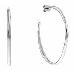 Calvin Klein Karika alakú acél fülbevaló Molten Pebble 35000113