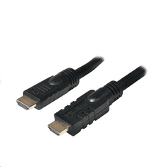 LogiLink HDMI Active, M/M, 20m kábel fekete (CHA0020) (CHA0020)