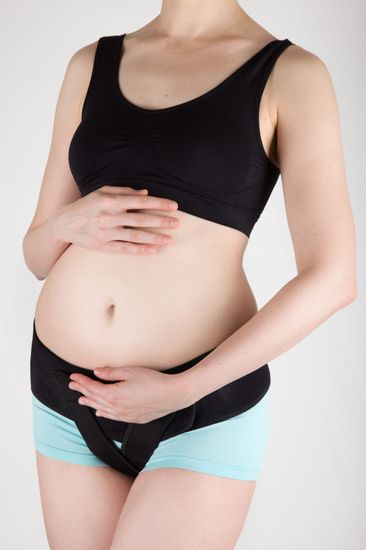 MomCare by Lina Terhességi és szülés utáni támasztóöv további pántokkal a medencefájdalom enyhítésére