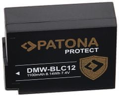 PATONA akkumulátor Panasonic DMW-BLC12 E 1100mAh Li-Ion Protect 1100mAh Li-Ion akkumulátorhoz