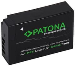 CANON PATONA akkumulátor a LP-E17 1100mAh Li-Ion Premium készülékhez