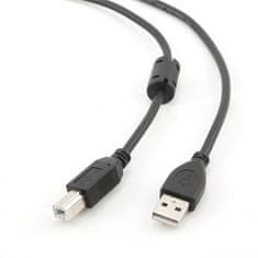 GEMBIRD USB A-B 1.8m 2.0 HQ kábel ferritmaggal