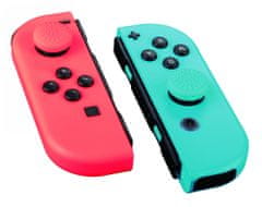 VENOM VS4918 Nintendo Switch hüvelykujjas markolatok (4x) - piros és kék színben