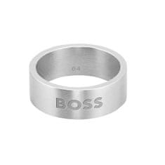 Hugo Boss Divatos férfi acél gyűrű 1580457 (Kerület 64 mm)