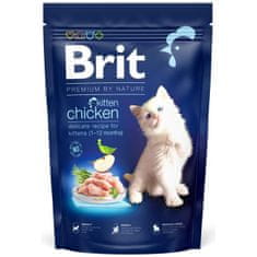 Brit Premium by Nature Cat Kitten Csirke 1,5 kg