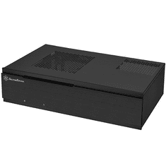 Silverstone Milo ML06-E táp nélküli Mini-ITX HTPC ház fekete (SST-ML06B-E) (SST-ML06B-E)