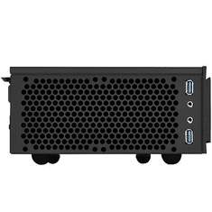 Silverstone Milo ML06-E táp nélküli Mini-ITX HTPC ház fekete (SST-ML06B-E) (SST-ML06B-E)