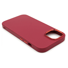 Haffner Apple iPhone 15 Plus szilikon hátlap - Frame - magenta (PT-6816)