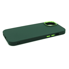 Haffner Apple iPhone 15 Plus szilikon hátlap - Frame - zöld (PT-6818)