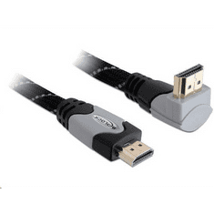DELOCK 82993 High Speed HDMI Ethernet kábel derékszögű csatlakozóval 1m (82993)