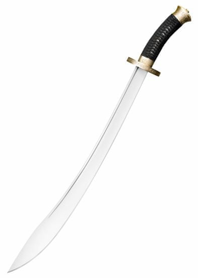 Cold Steel 88BBB Willow Leaf Sword gyűjtő kard 67,6 cm, sárgaréz, bőr, bőr hüvely