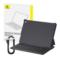 BASEUS Brilliance pad 10,2" mágneses billentyűzettok fekete (P40112602111-01) (P40112602111-01)