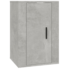 Vidaxl 2-részes betonszürke szerelt fa TV-szekrényszett (3188466)