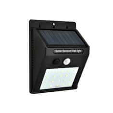 MG L5015 napelemes lámpa, fekete