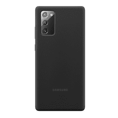 SAMSUNG Galaxy Note 20 / 20 5G SM-N980 / N981, Szilikon tok, fekete, gyári (RS99107)