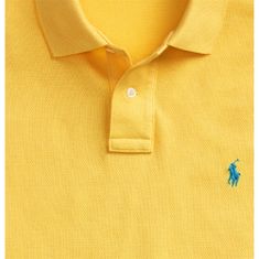 Ralph Lauren Póló sárga XS Polo Slim Fit Mesh