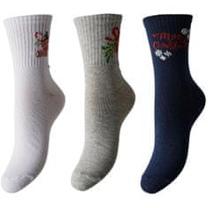 3 PACK - női zokni 17133920 Bright White (Méret 36-41)