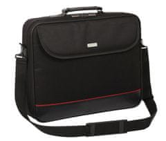 Modecom MARK laptop táska 17" méretig, fém csatokkal, fekete színben