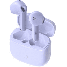 SoundPeats Bluetooth sztereó fülhallgató, v5.2, TWS, töltőtok, érintés vezérlés, zajszűrővel, vízálló, játékosoknak ajánlott, Air 3, lila (IP036574)