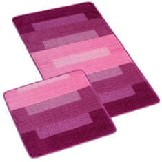 BANY 60x100 + 60x50 cm - kivágás nélkül - szett 60x100, 60x50 cm - Téglalap rózsaszín, bordó színben