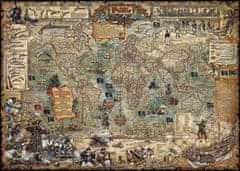 Heye Puzzle Map Art: Kalóz világ 2000 darab