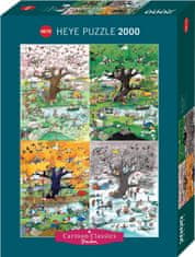 Heye Puzzle Cartoon Classics: A négy évszak 2000 darab
