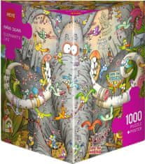 Heye Puzzle Elefánt élet 1000 darab