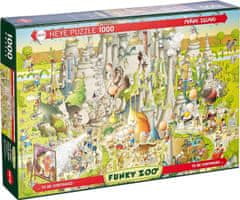 Heye Puzzle Crazy Zoo: Jurassic World kiállítás 1000 darab