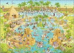Heye Puzzle Mad Zoo: Nile Exposition 1000 darab