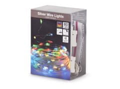 Koopman LED lánc kültéri 80db dióda, időzítővel, színes