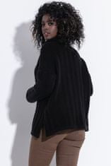 Fobya Klasszikus női pulóver Olwevere fekete 36-38