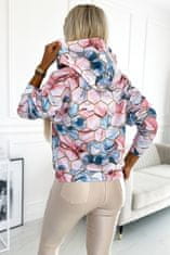 Numoco Női pulóver cipzár nélkül Helaindelis kék-rózsaszín XXL