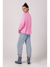 BeWear Klasszikus női pulóver Elyamour BK105 rózsaszín Universal