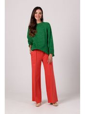 BeWear Klasszikus női pulóver Elyamour BK105 smaragd Universal