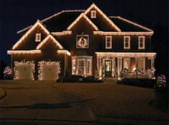 ISO 11519 karácsonyi fényfüggöny 300 LED, 2,48 W meleg fehér 15 m