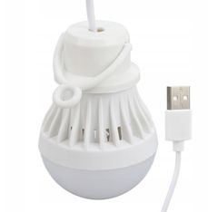 APT ZD92 USB kemping LED lámpa, 2,5W, 1m fehér