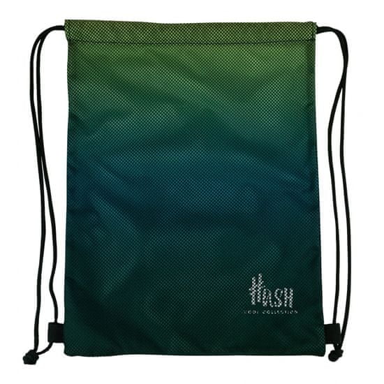 Hash Füstös zöld sporttáska / hátizsák, 507020037